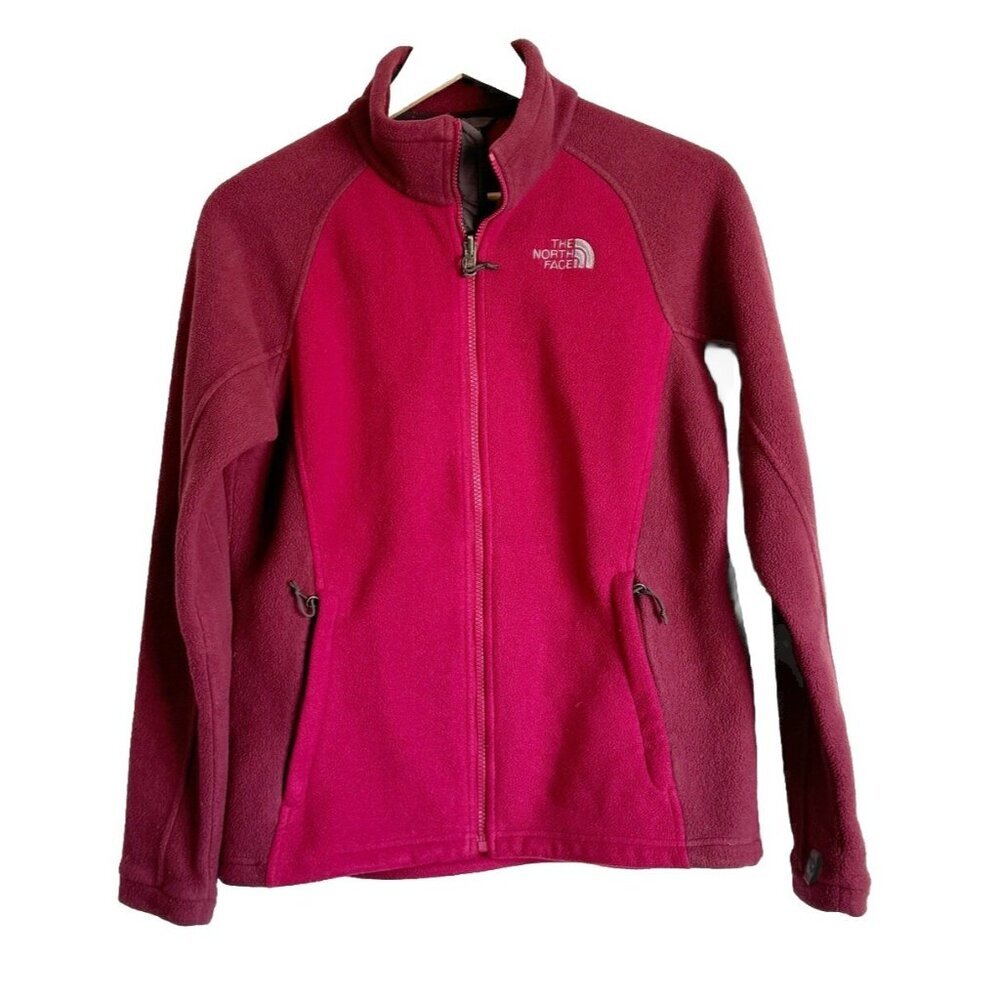 Vintage THE NORTH FACE Womens Medium Khumbu Fleece Jacket Purple Lightweight